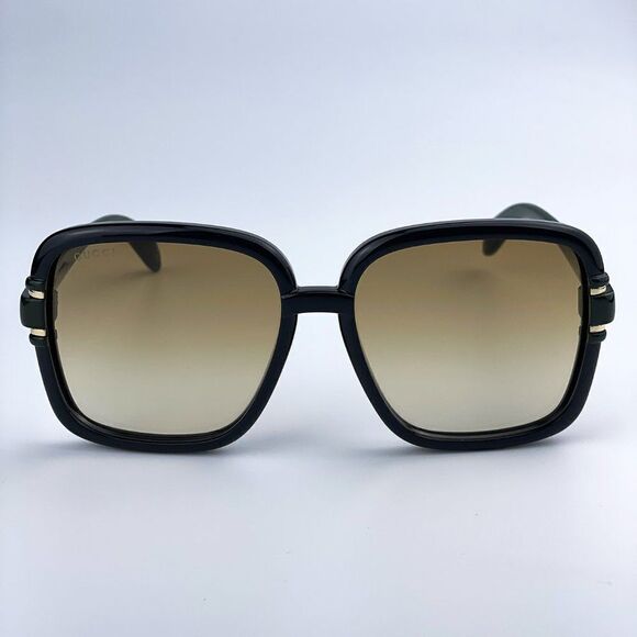SALE! NEW Gucci GG1066S 003 Black Green Gradient Butterfly Women Sunglasses main image 8